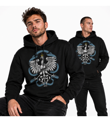 BLUZA Z KAPTUREM ORZEŁ BIAŁY